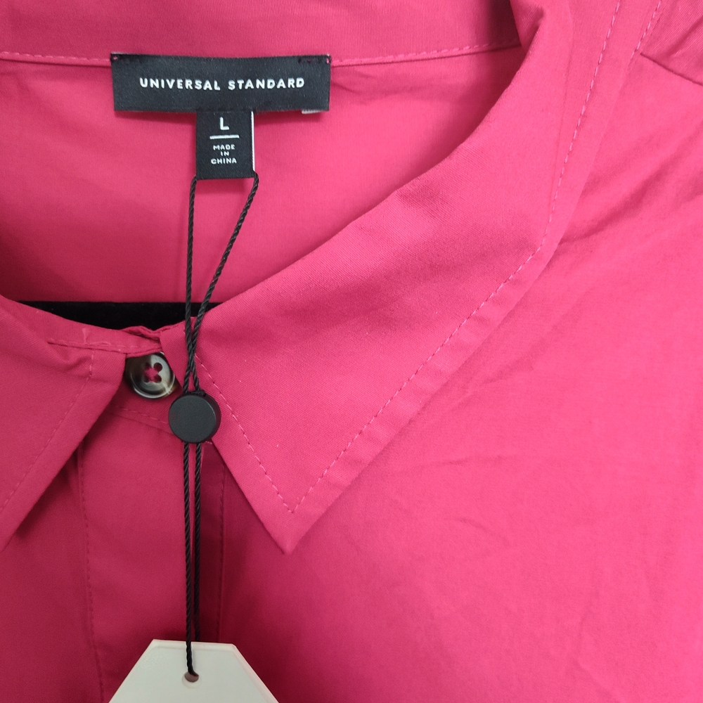 Universal Standard Elbe Popover Stretch Poplin Classic Fit - Picture 3 of 6